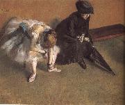 Edgar Degas Waiting Germany oil painting artist